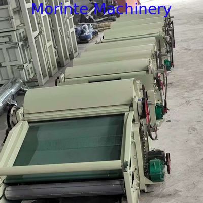Textile waste recycling line