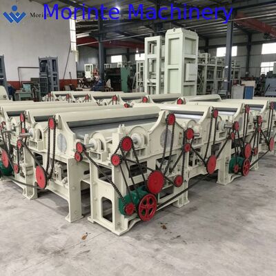 Textile waste opening machine