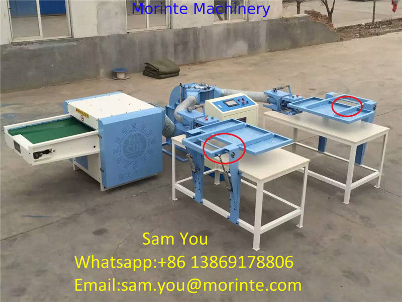 Polyester opening machine pillow filling machine with auto loosen part high capacity