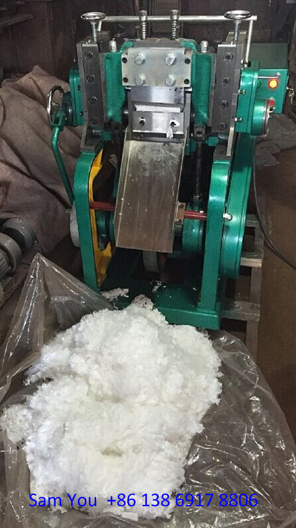 Polyester tow viscose fiber precise size cutting machine